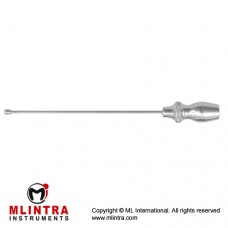 Vein Cannula Button End - With Tube Connector Stainless Steel, Cannula Size Ø 1.5 x 80 mm