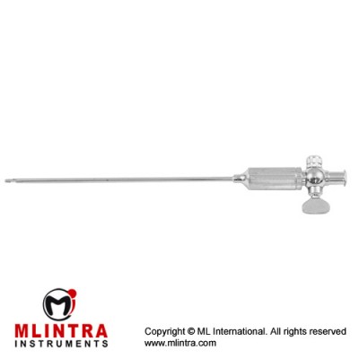 Verres Insufflation Cannula With Luer Lock Connection Stainless Steel, Cannula Size Ø 2.0 x 100 mm