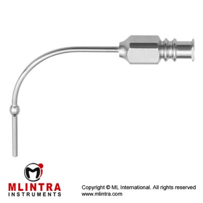 Vollmar Vessel Irrigation Cannula With Luer Lock Connection Stainless Steel, 6 cm - 2 1/4" Diameter 2.0 mm Ø