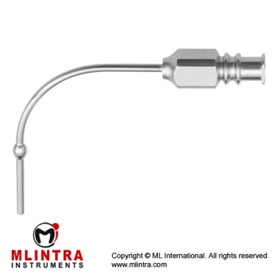 Vollmar Vessel Irrigation Cannula With Luer Lock Connection Stainless Steel, 6 cm - 2 1/4" Diameter 3.0 mm Ø