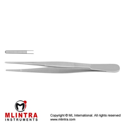 Slender Pattern Dressing Forceps Stainless Steel, 18 cm - 7"