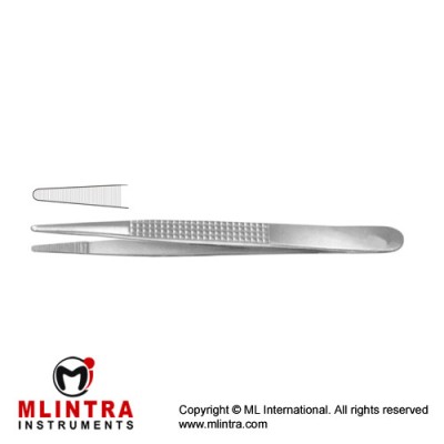Bonney Dressing Forceps Stainless Steel, 17.5 cm - 7"