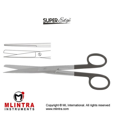 SuperEdge™ Operating Scissor Straight - Sharp/Blunt Stainless Steel, 13 cm - 5"