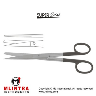 SuperEdge™ Operating Scissor Straight - Sharp/Blunt Stainless Steel, 14.5 cm - 5 3/4"