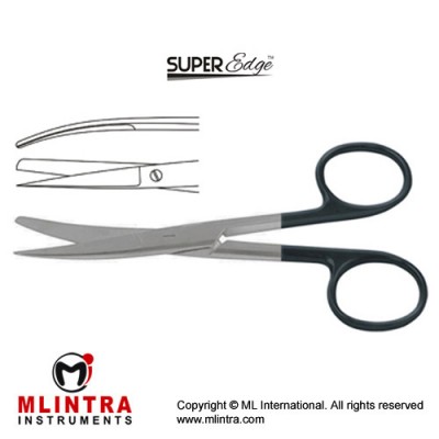 SuperEdge™ Operating Scissor Curved - Sharp/Blunt Stainless Steel, 13 cm - 5" SuperEdge™ Operating Scissor Curved - Sharp/Blunt Stainless Steel, 13 cm - 5"