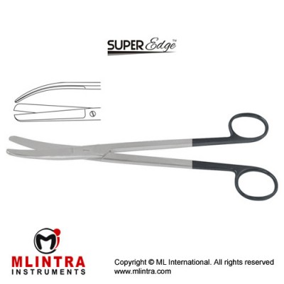 Sims SuperEdge™ Gynecological Scissor Curved Stainless Steel, 20 cm - 8" Sims SuperEdge™ Gynecological Scissor Curved Stainless Steel, 20 cm - 8"