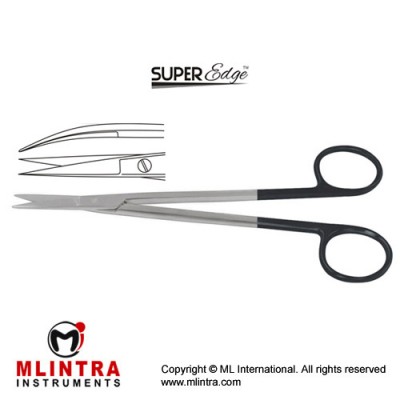 Kelly SuperEdge™ Dissecting Scissor / Opreating Scissor Curved Stainless Steel, 16 cm - 6 1/4"