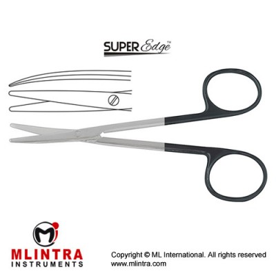 Metzenbaum SuperEdge™ Dissecting Scissor / Opreating Scissor Curved - Blunt/Blunt Stainless Steel, 11.5 cm - 4 1/2"