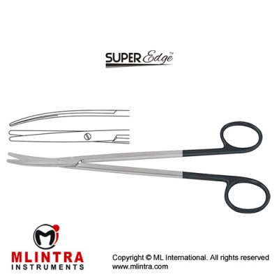 Metzenbaum-Nelson SuperEdge™ Dissecting Scissor Curved - Blunt/Blunt Stainless Steel, 18 cm - 7"