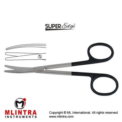 Metzenbaum-Fino SuperEdge™Dissecting Scissor Curved - Blunt/Blunt Slender Pettern Stainless Steel, 14.5 cm - 5 3/4" Metzenbaum-Fino SuperEdge™Dissecting Scissor Curved - Blunt/Blunt Slender Pettern Stainless Steel, 14.5 cm - 5 3/4"
