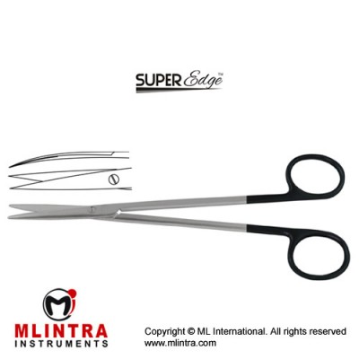 Metzenbaum-Fino SuperEdge™Dissecting Scissor Curved - Sharp/sharp Slender Pettern Stainless Steel, 18 cm - 7"