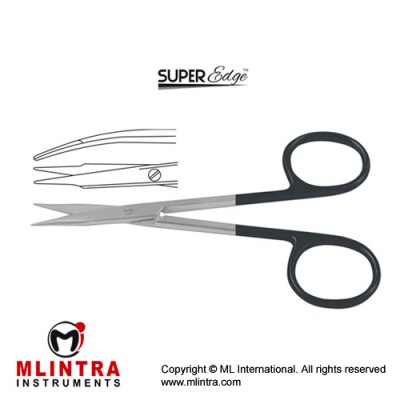 SuperEdge™ Tenotomy Scissor Curved - Blunt/Blunt Stainless Steel, 11 cm - 4 1/2"