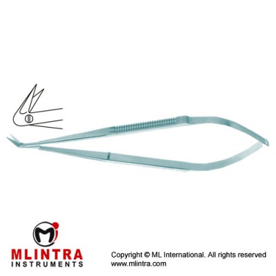 Micro Vascular Scissors Angled 125° Titanium, 18 cm - 7"